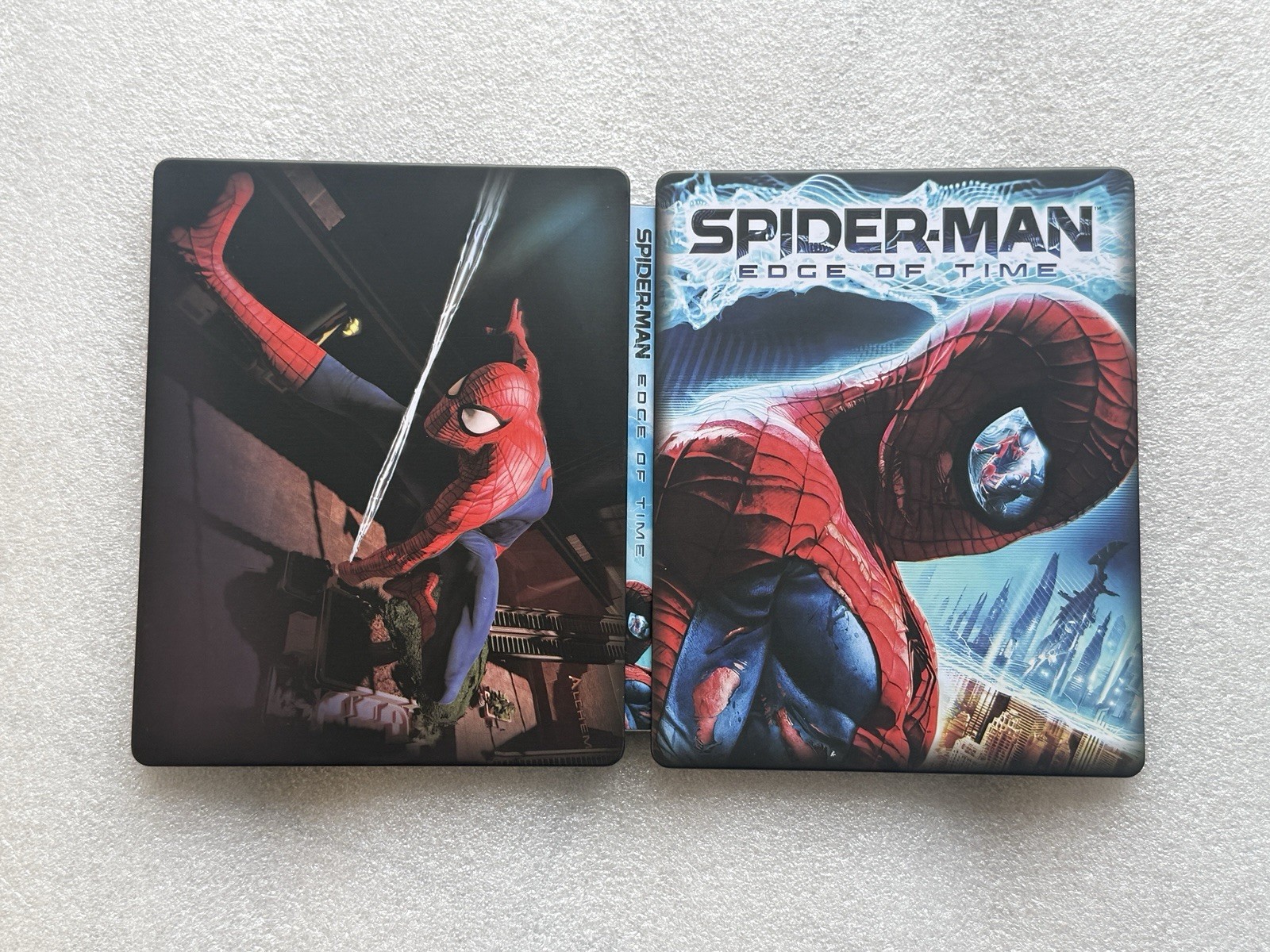 Spider-Man Edge Of Time Custom Made Steelbook/Steelup Case PS3/Xbox (No Game)New