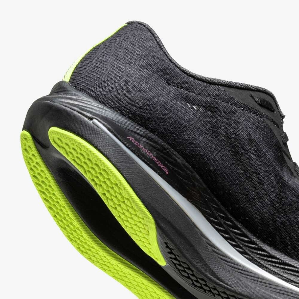 Mizuno Wave Rebellion Flash 2 Black Pink Yellow width 2E J1GC243652 Men's Size