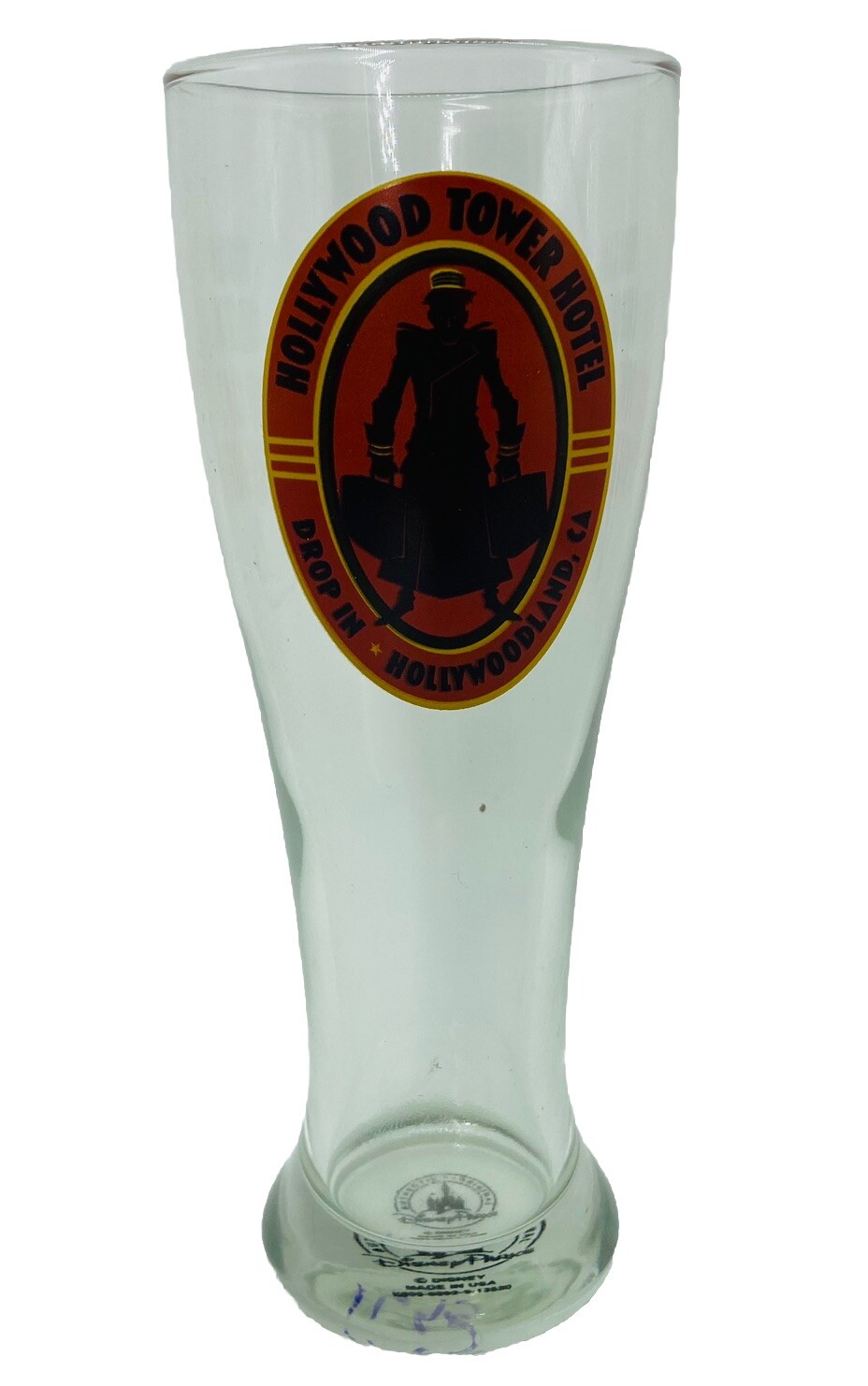 Disney Parks Twilight Zone Tower of Terror Checking In Tall Drinking Glass Stein
