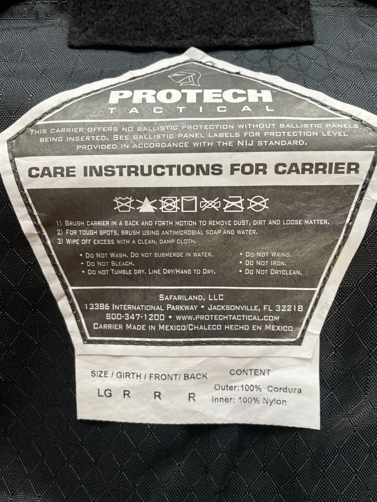 Protech Tactical Armor Carrier MKII AWS Large Multicam Webless 2215-2015
