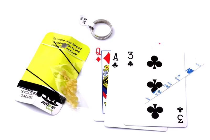 FLOATING RING MAGIC TRICK - Magnetic PK Ring Close-Up Illusion Gimmick Prop