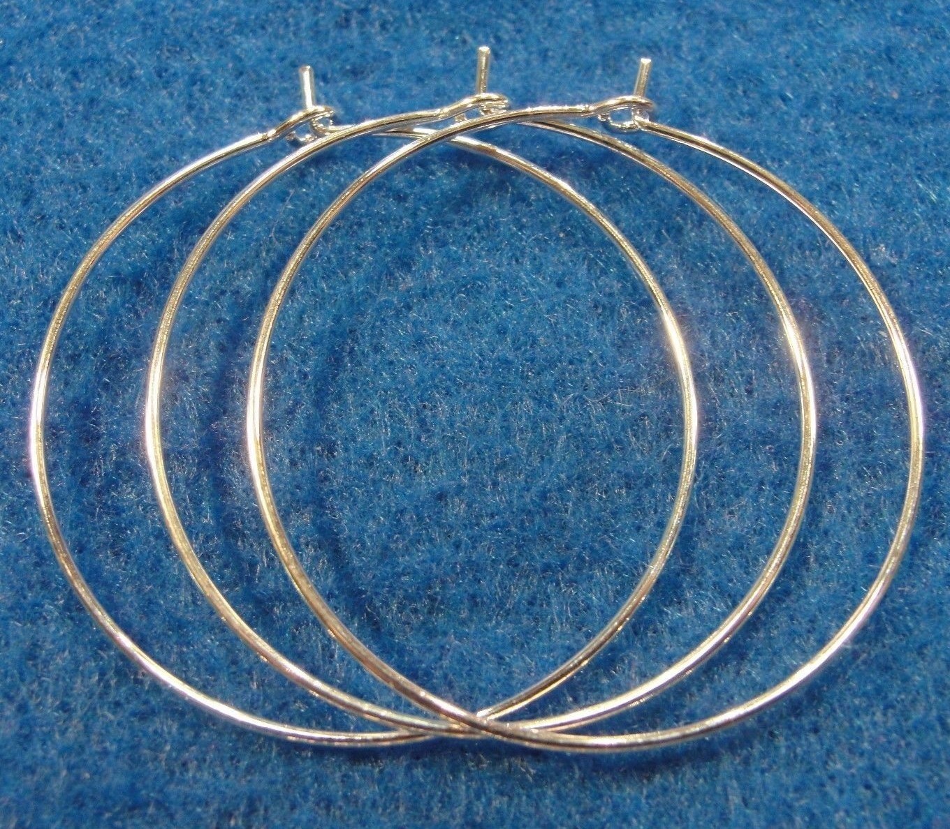 100Pcs. WHOLESALE Dark Silver 25mm/1" Earring HOOP Wine Glass Ring Tibetan Q0670