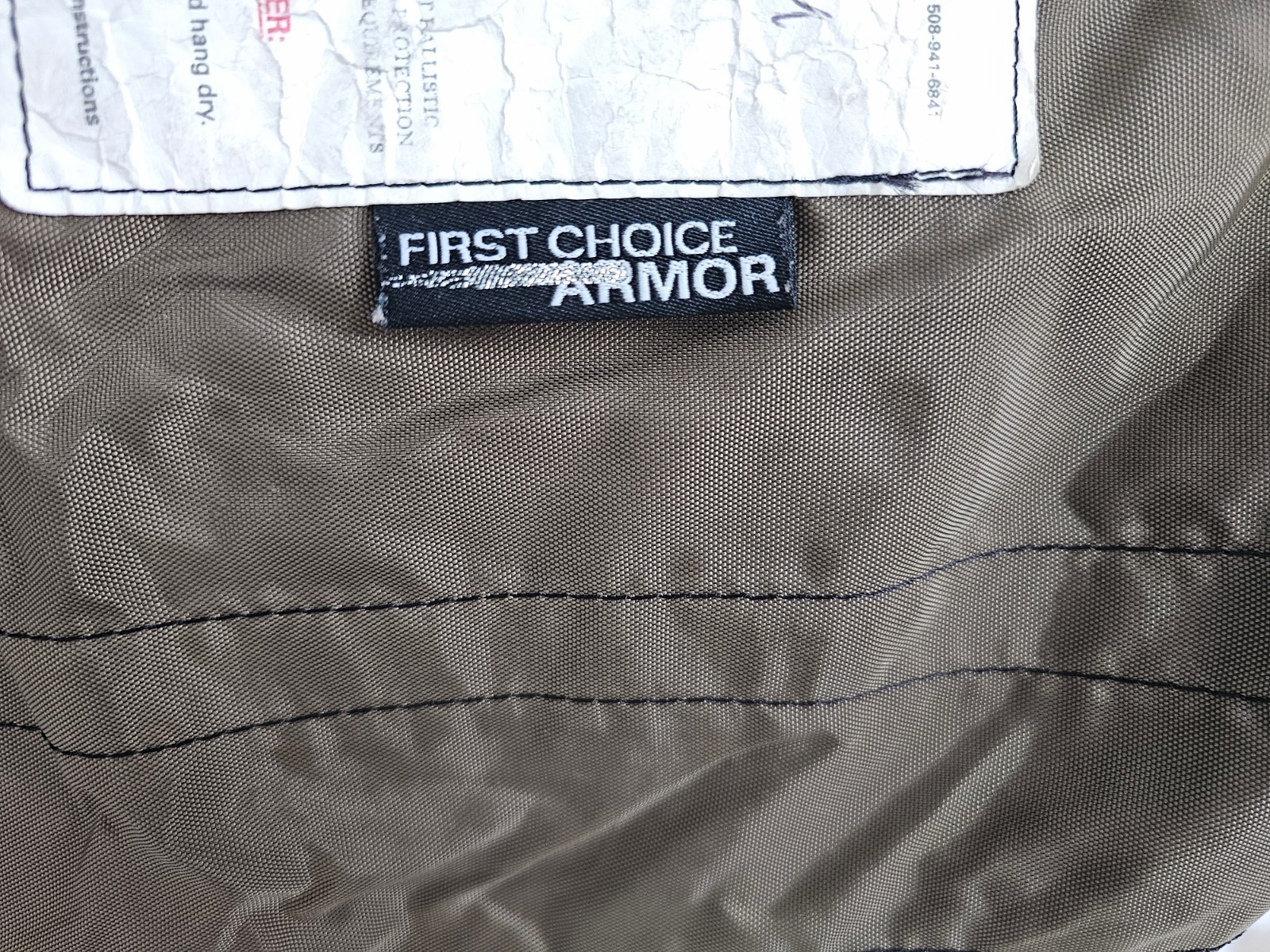 Tactical Carrier Militery Vest Outdoor Size: S/M First Choice Armour Brown