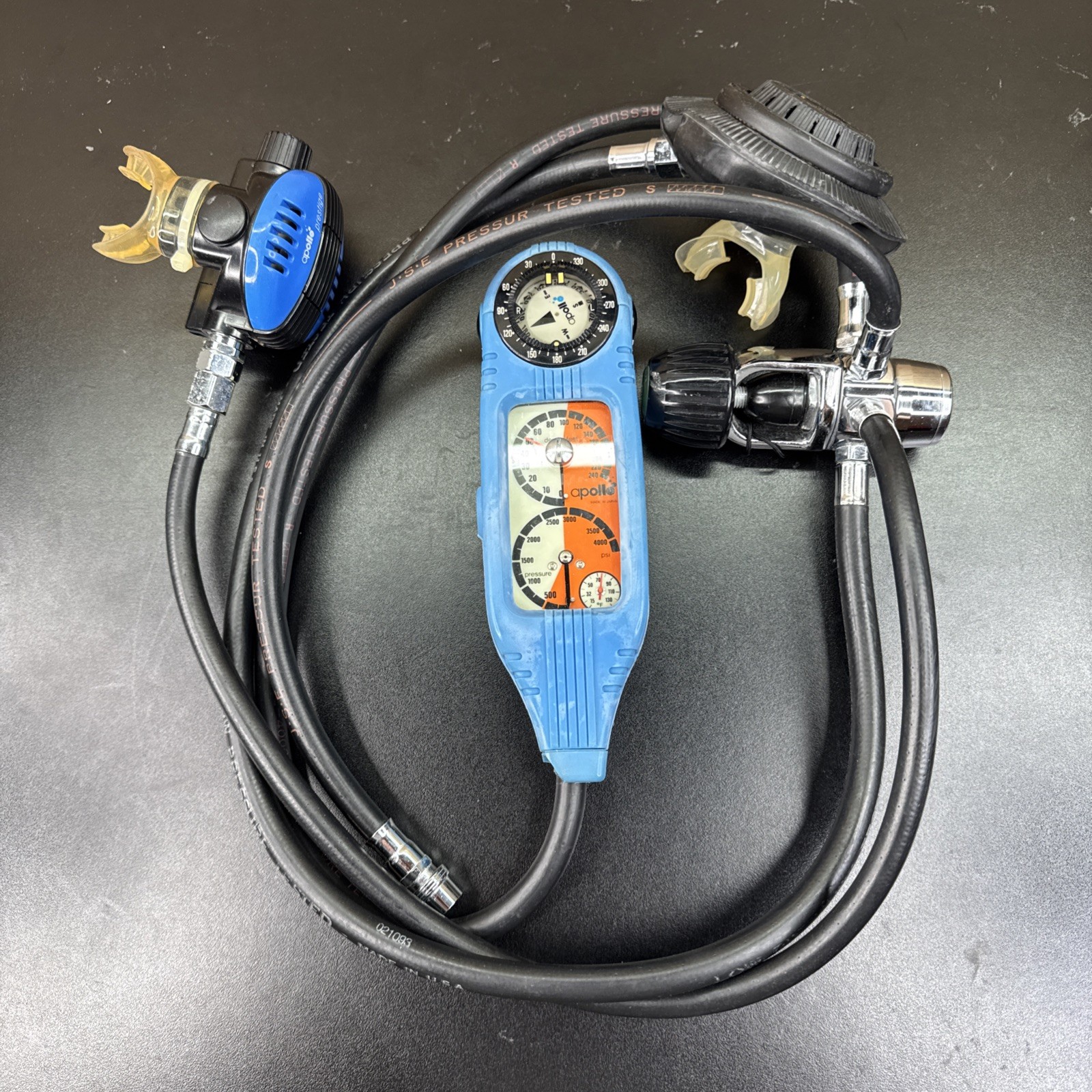 Oceanic Alpha Regular, Apollo Prestige Regulator, Apollo Gauge. AS-IS UNTESTED