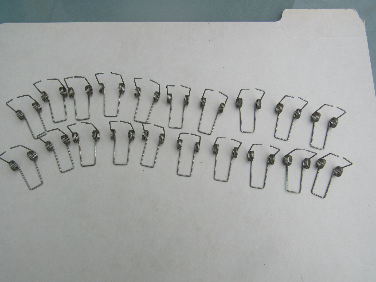 New Set Lot of 20 Medart Steel #1250 Locker Handle Lockrod Lock Rod Spring