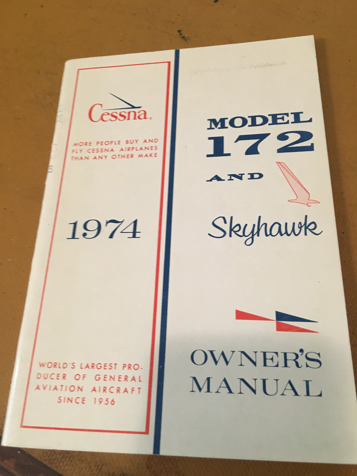1974 Cessna 172 Skyhawk Owner's Manual