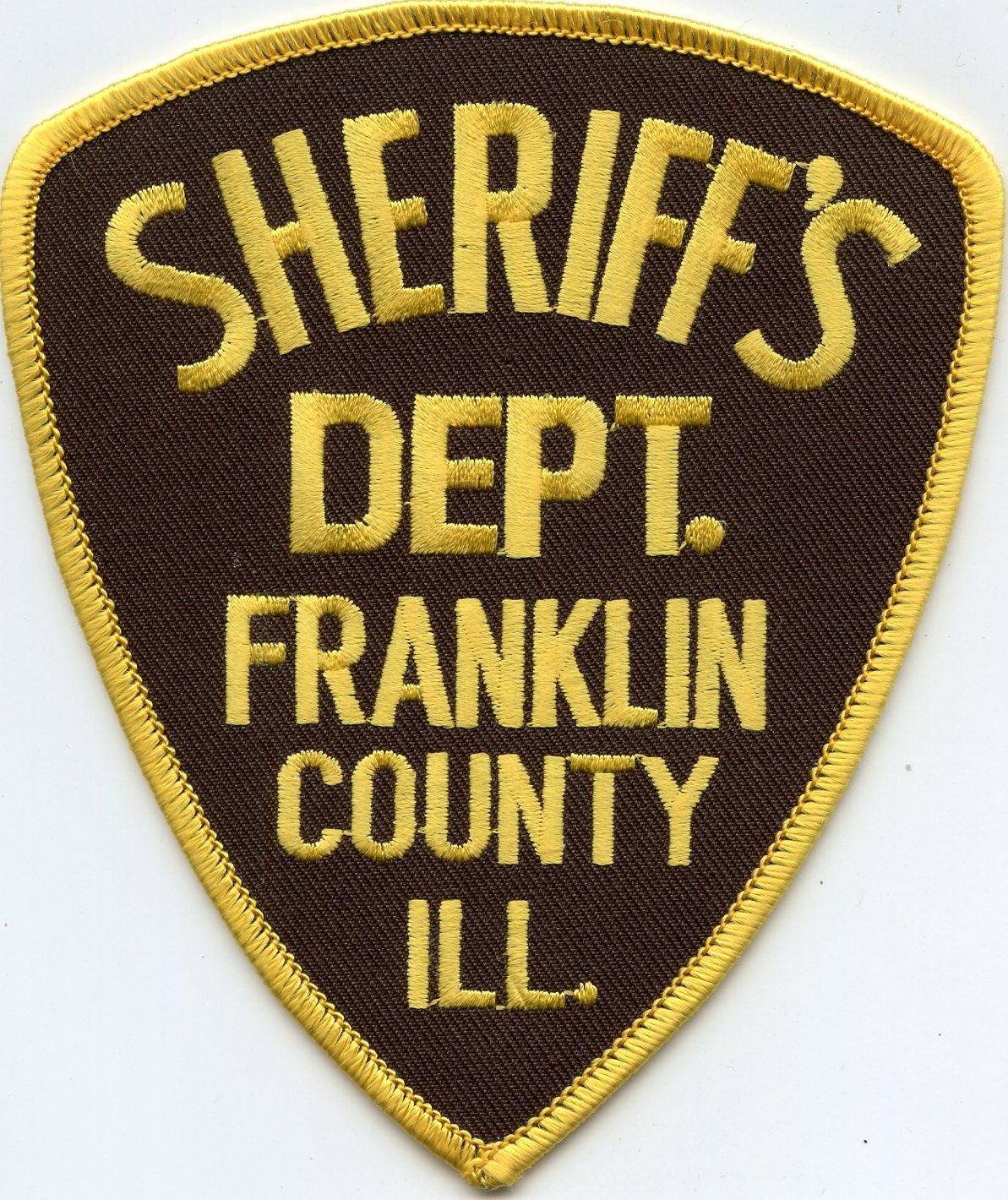 FRANKLIN COUNTY ILLINOIS IL SHERIFF POLICE PATCH