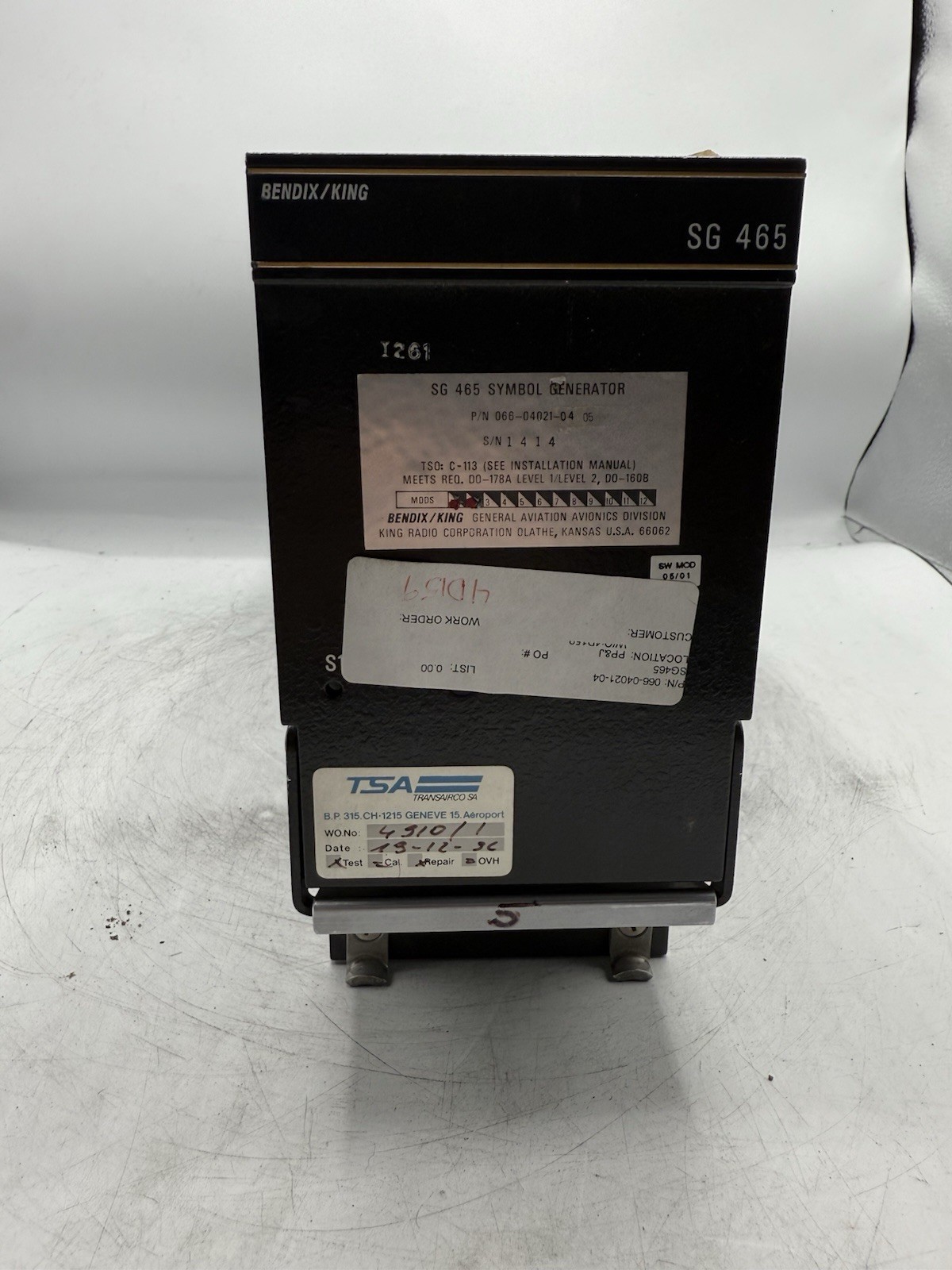 Honeywell Bendix King SG 465 Symbol Generator 066-04021-0405 READ