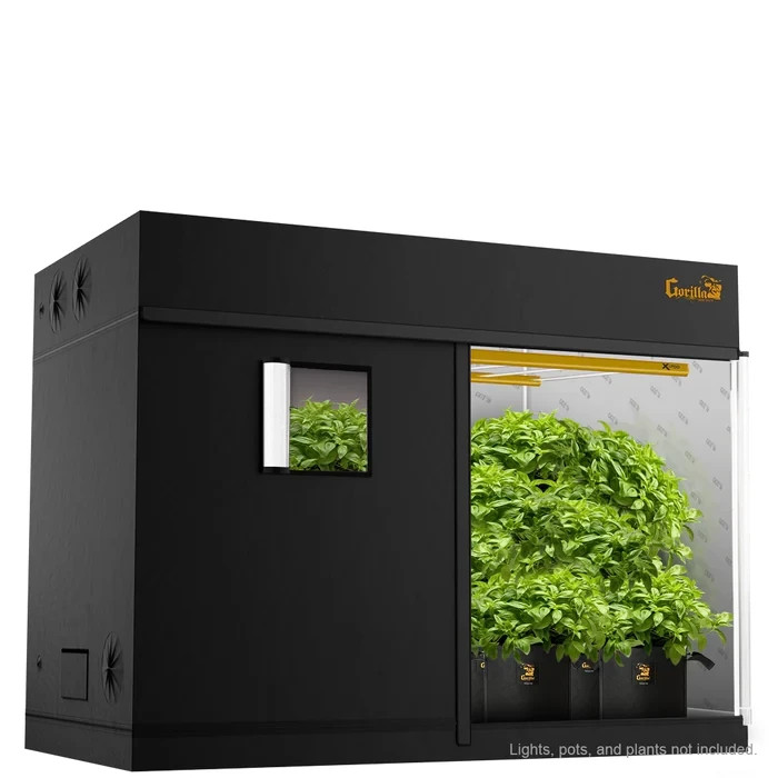 Gorilla Grow Tent 4' x 8' w/ 12" Extension – Heavy Duty Indoor Grow Tent Kit