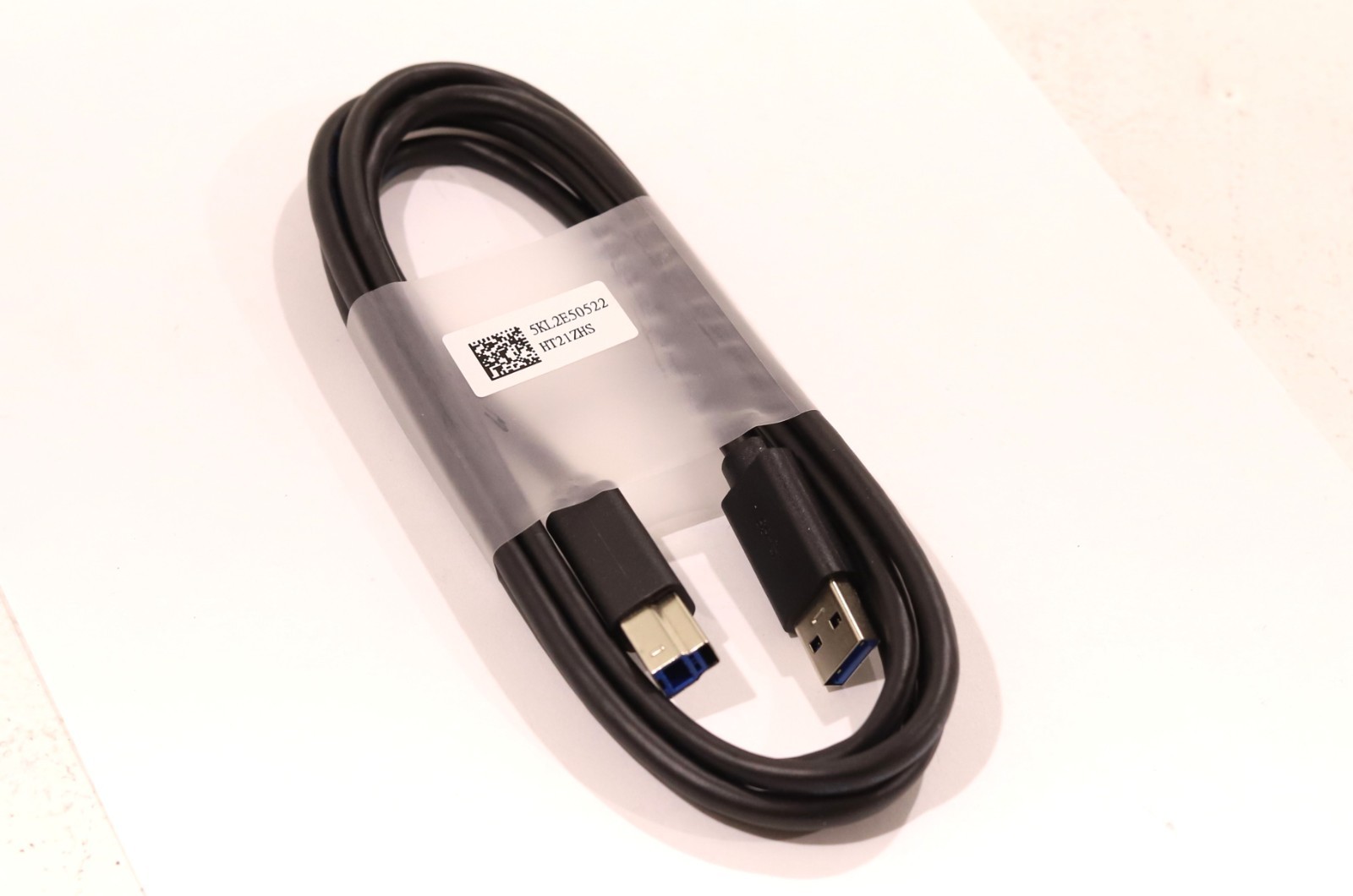 Dell 6-feet USB 3.0 SuperSpeed Type A to Type B Black Cable P/N: 5KL2E50522 New