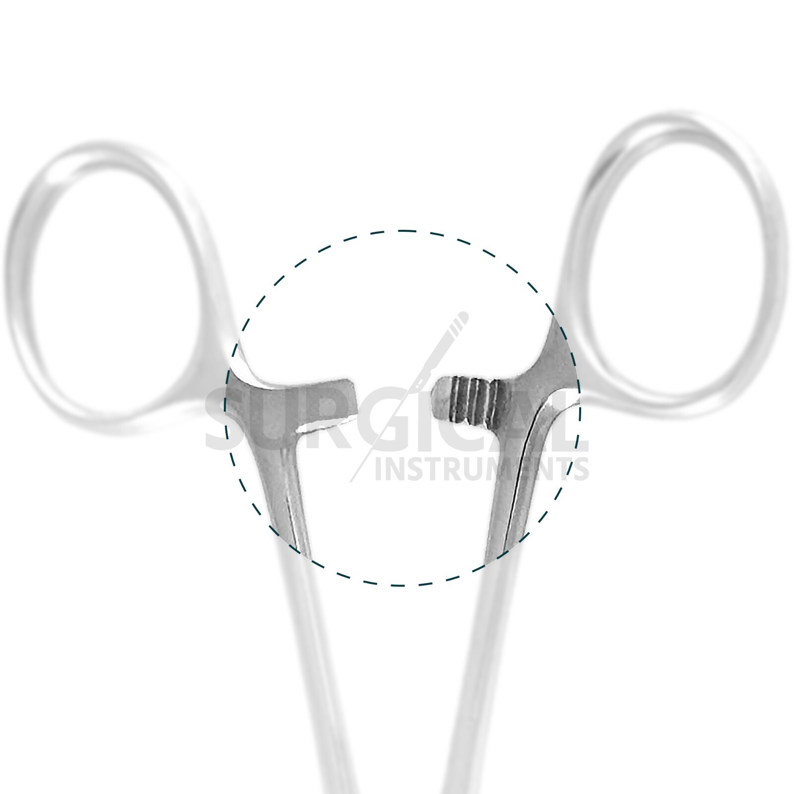 2 Pcs Set 8" Straight + Curved Hemostat Forceps Locking Clamps German Grade