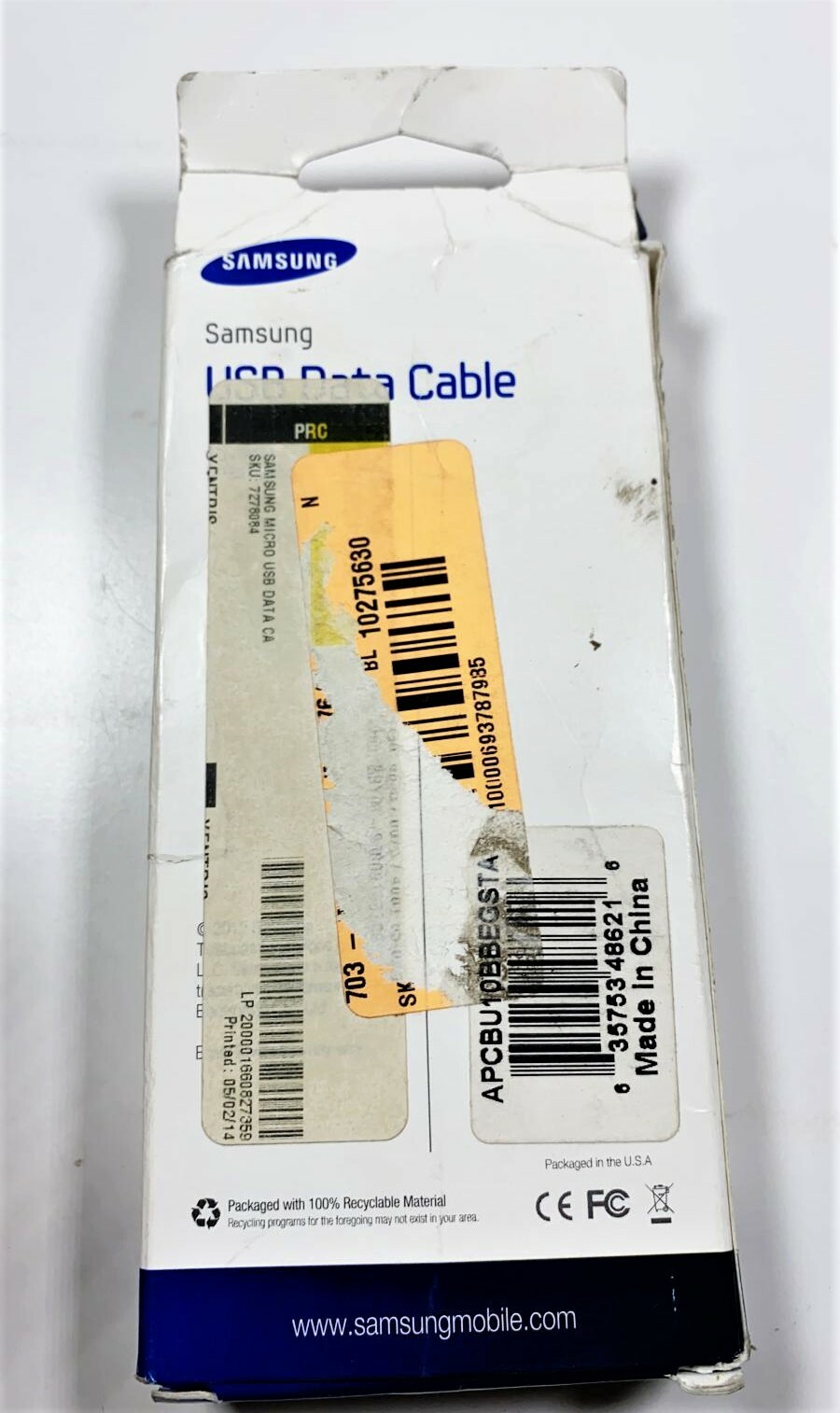 Samsung - Micro USB-to-USB Charging/Data Cable
