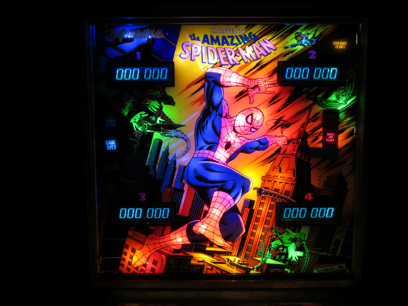 AMAZING SPIDERMAN Complete LED Lighting Kit custom SUPER BRIGHT PINBALL LED KIT