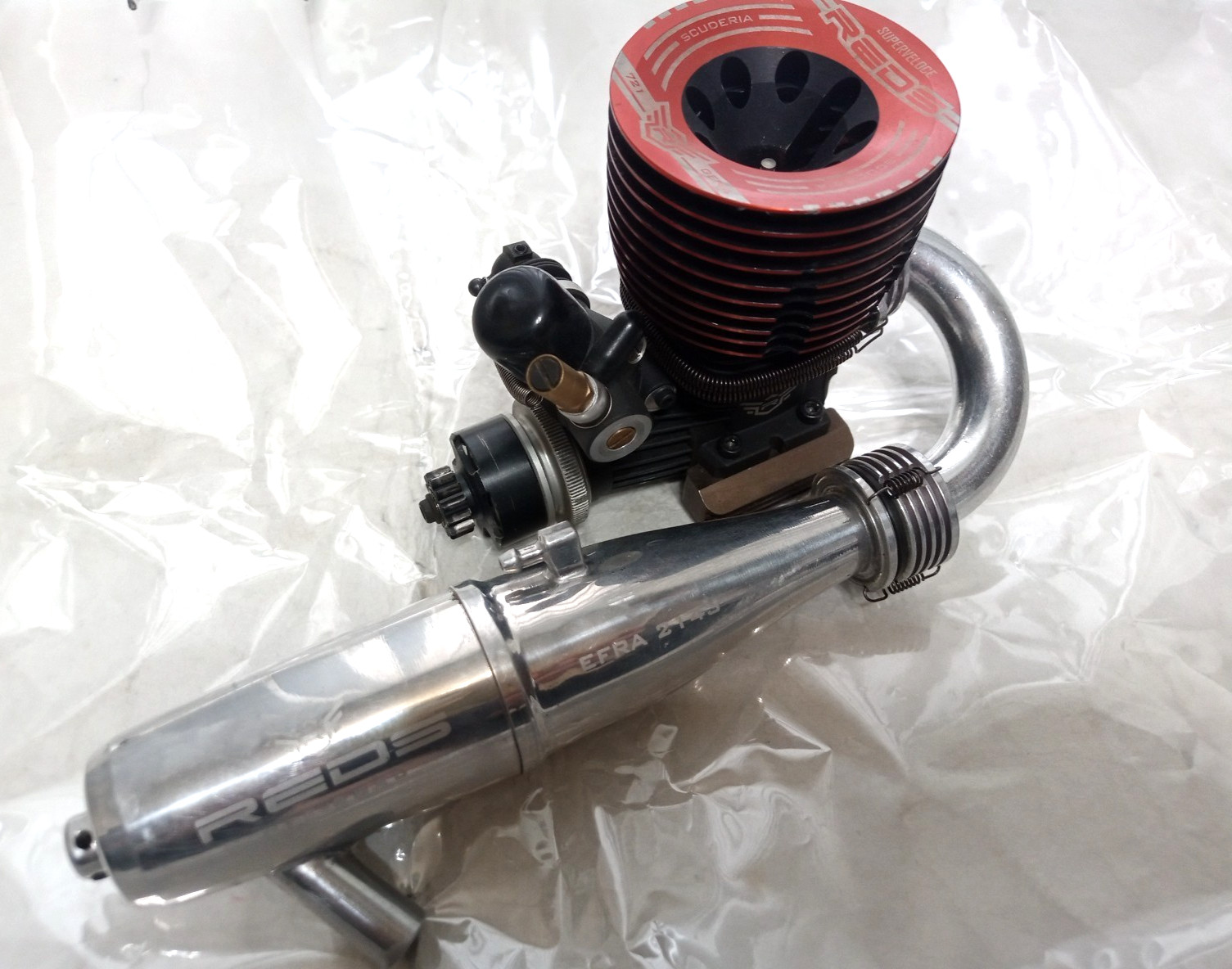 REDS Scuderia 721 Gen4 Off-Road Engine EFRA 2143 Muffler MINT a