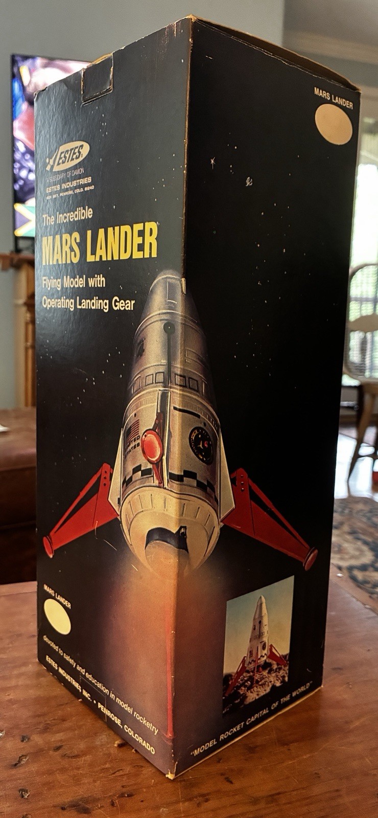 Estes Mars Lander K-43, Boxed, Damon Era