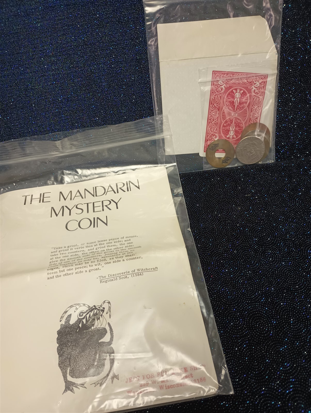 Mandarin Mystery Coins By Paul Diamond Magic Trick Scarce Vintage (1975) Mint
