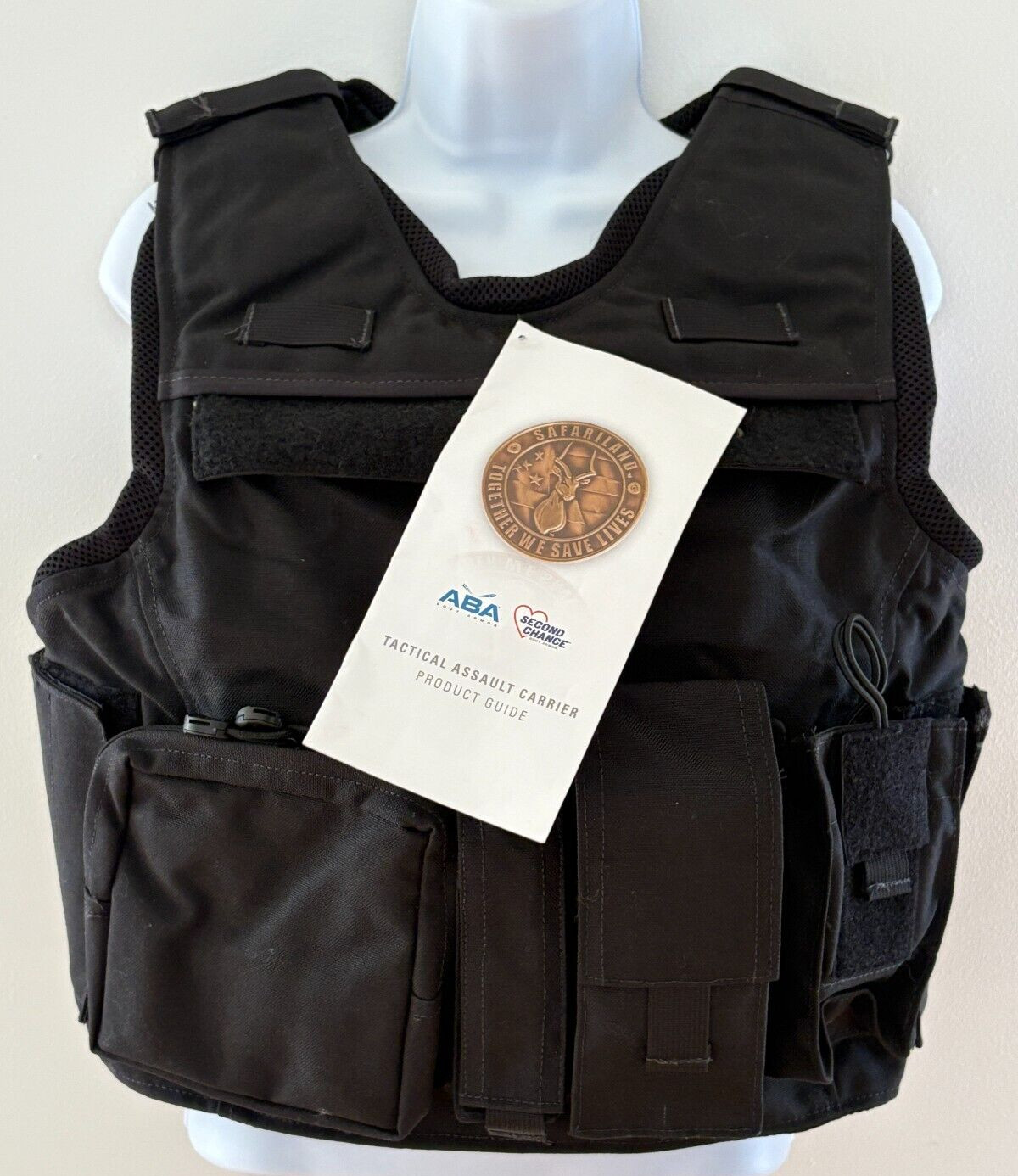 SECOND CHANCE Women Standard Armor Carrier Side Open Fix Pocket Small Black
