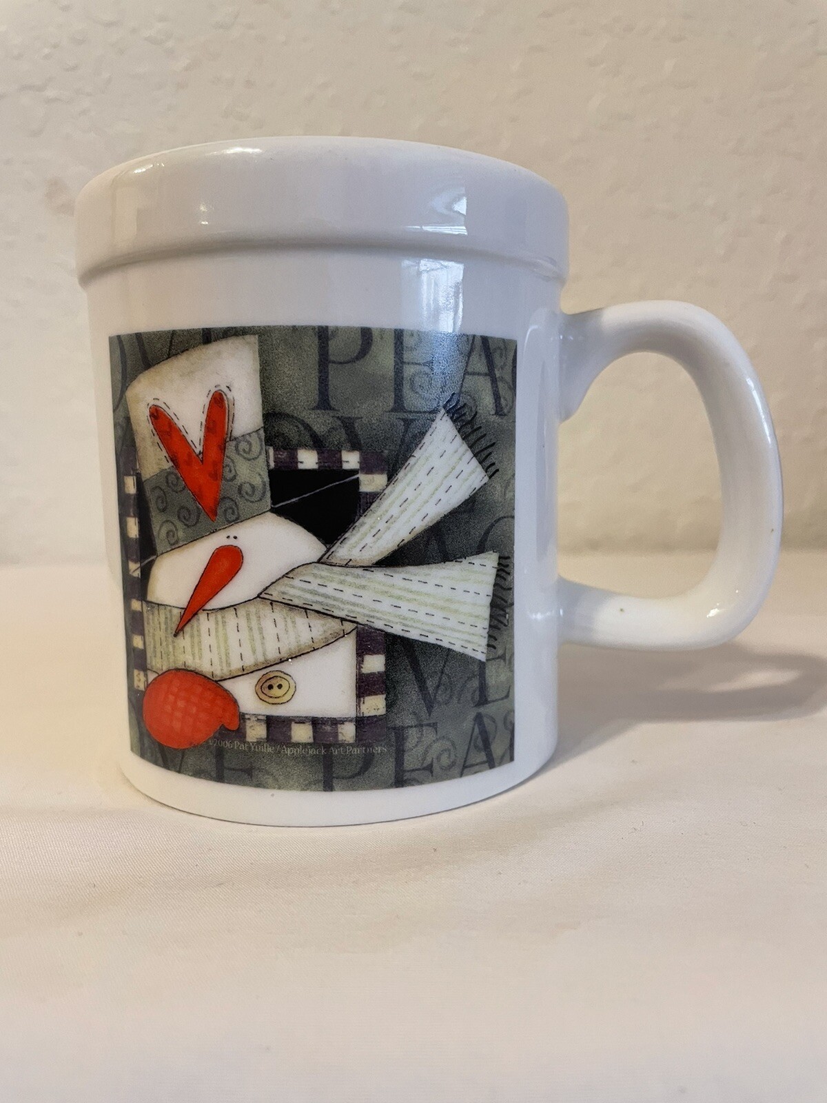 Zibo Zhongyl “Tis the season” Snowman Coffee mug, 8oz