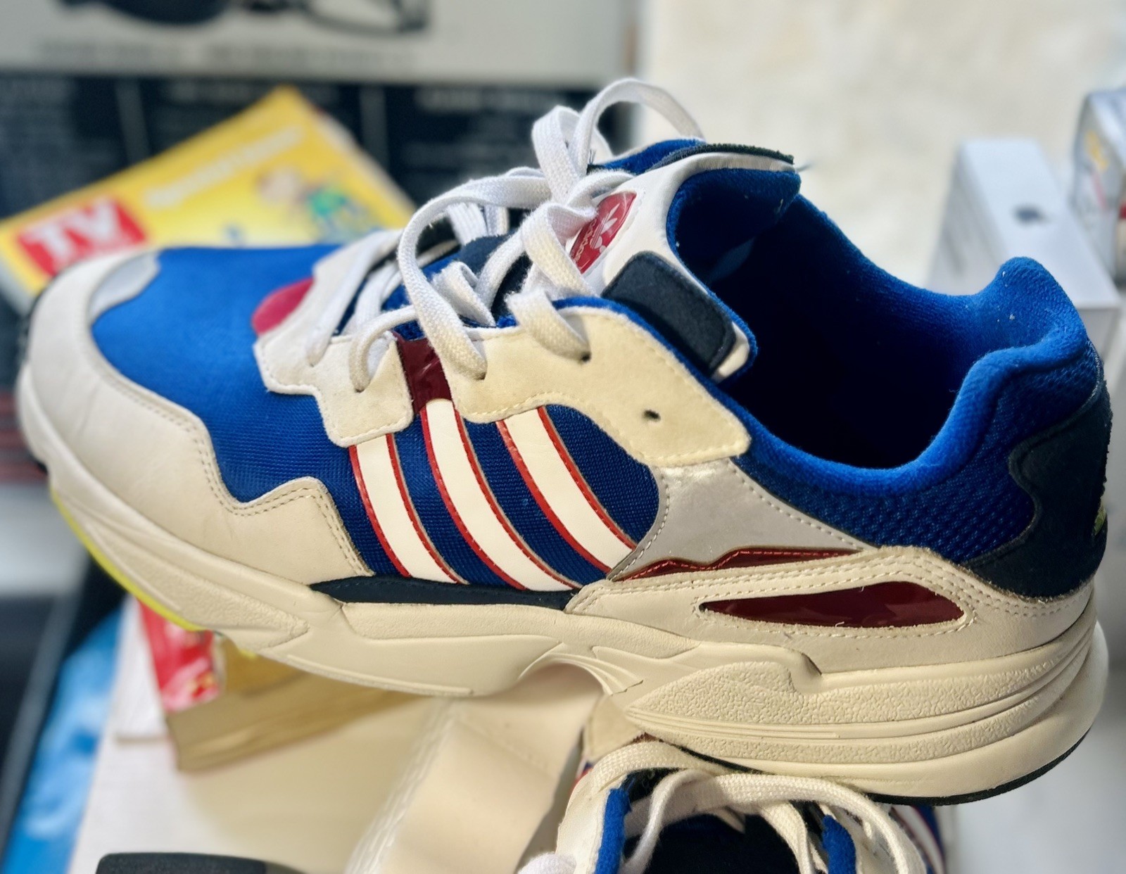 adidas Yung 96 Collegiate Royal Collegiate Navy athletic sneaker men’s 13