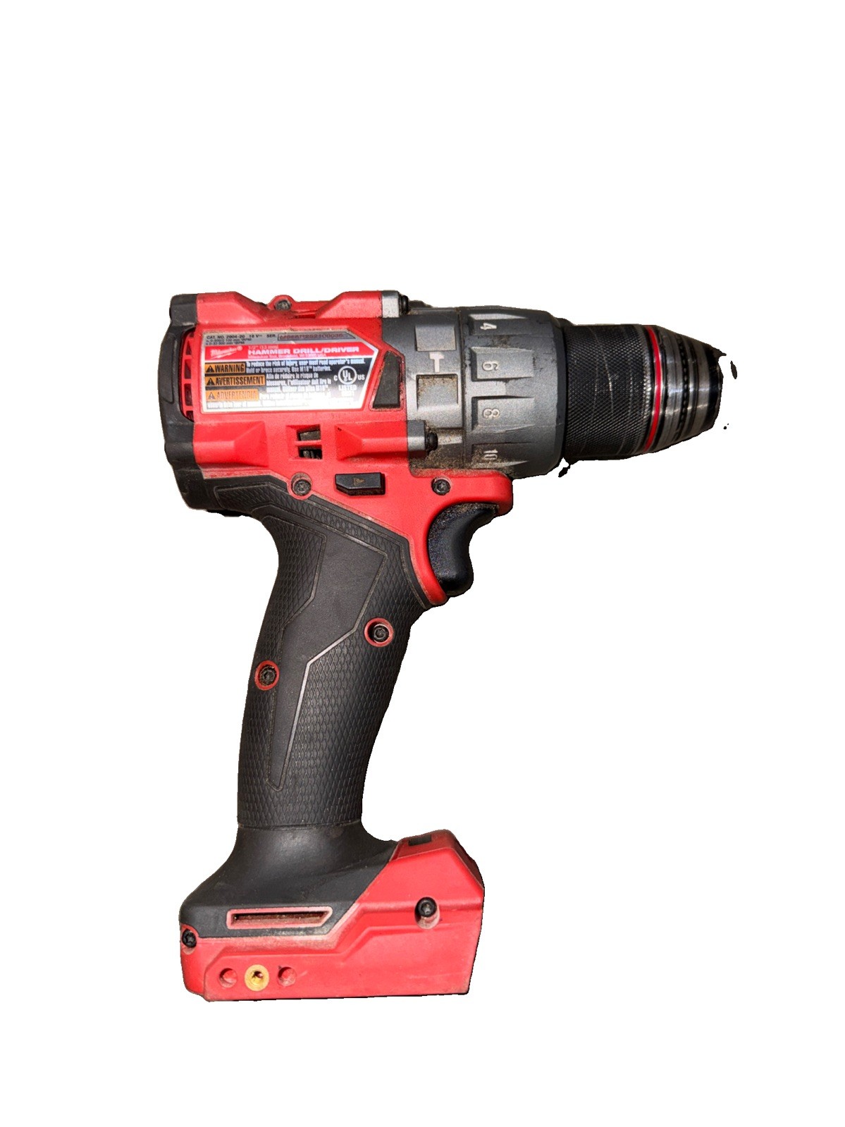 Milwaukee 2904-20 M18 FUEL 1/2" Hammer Drill/Driver (Tool only)HANDLE MISSING