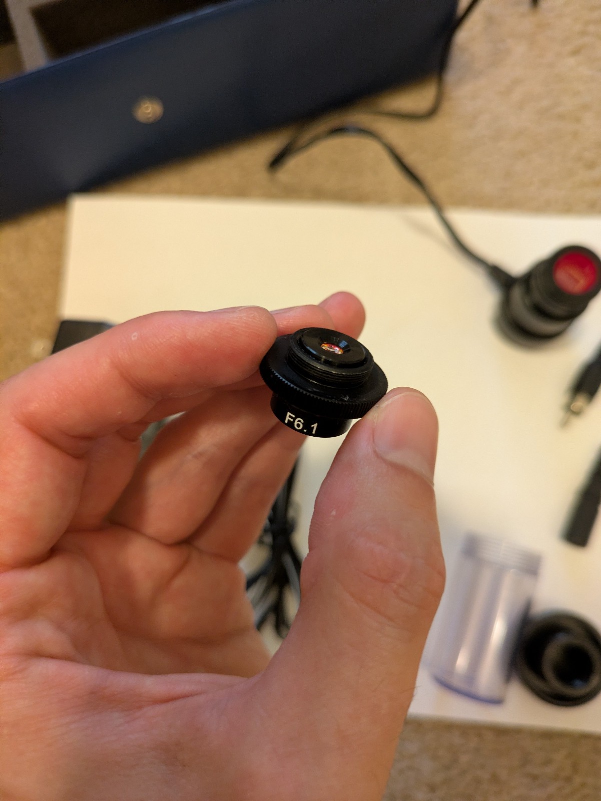 LW Scientific Minivid Microscope Camera Kit RCA Composite Video Out