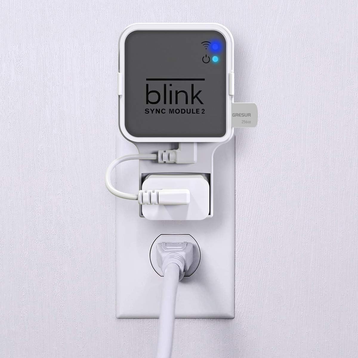 Secure & Lightweight 256GB USB Flash Drive with Easy Blink Sync Module Mount