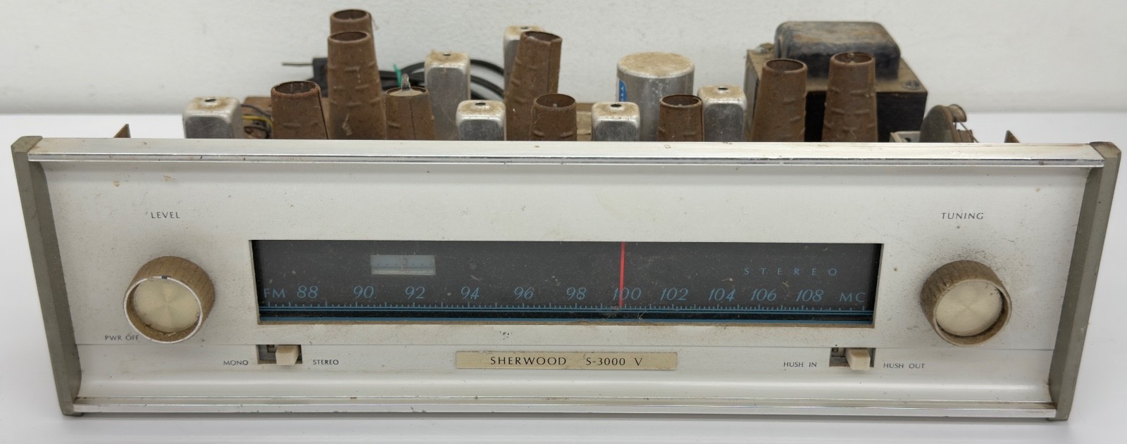 Vintage SHERWOOD S-3000V FM-MX FM Stereo Vacuum Tube Tuner PARTS/REPAIR READ