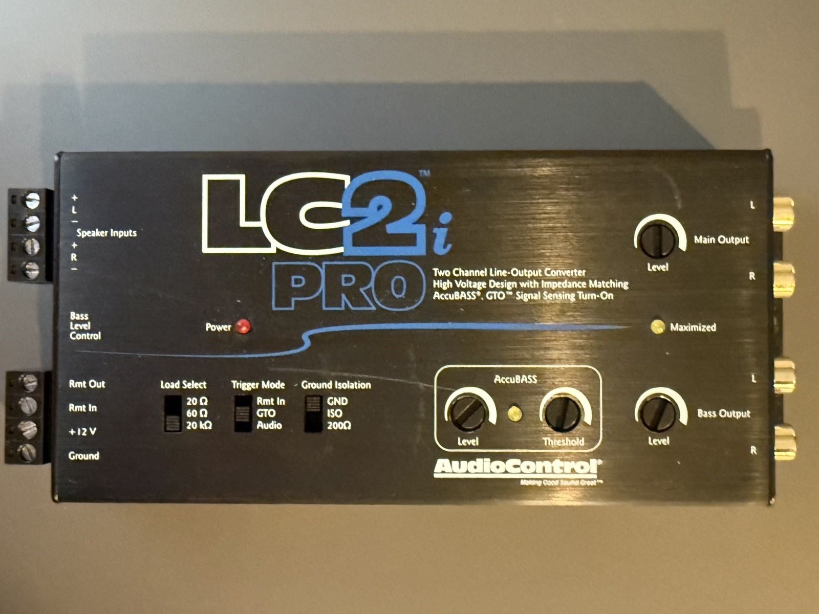 AudioControl LC2i PRO 2 Channel Line Output Converter
