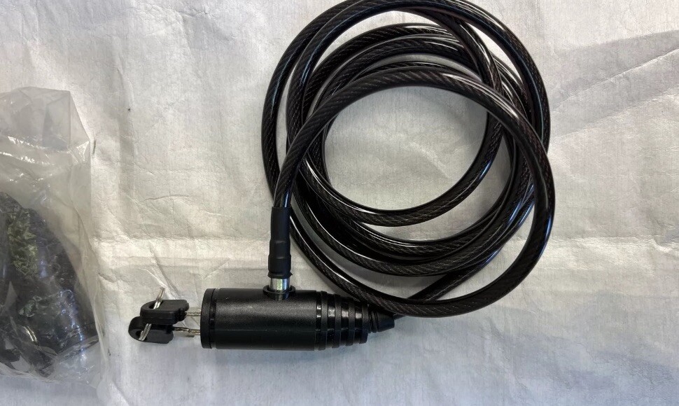 VOSKER V-CB-LOCK 6ft cable lock for Mobile Security Cameras or security box