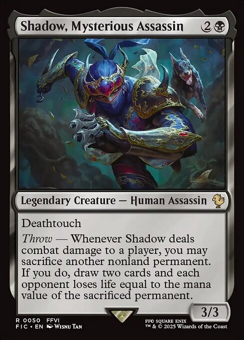 Shadow, Mysterious Assassin 50 R Normal FIC MTG NM