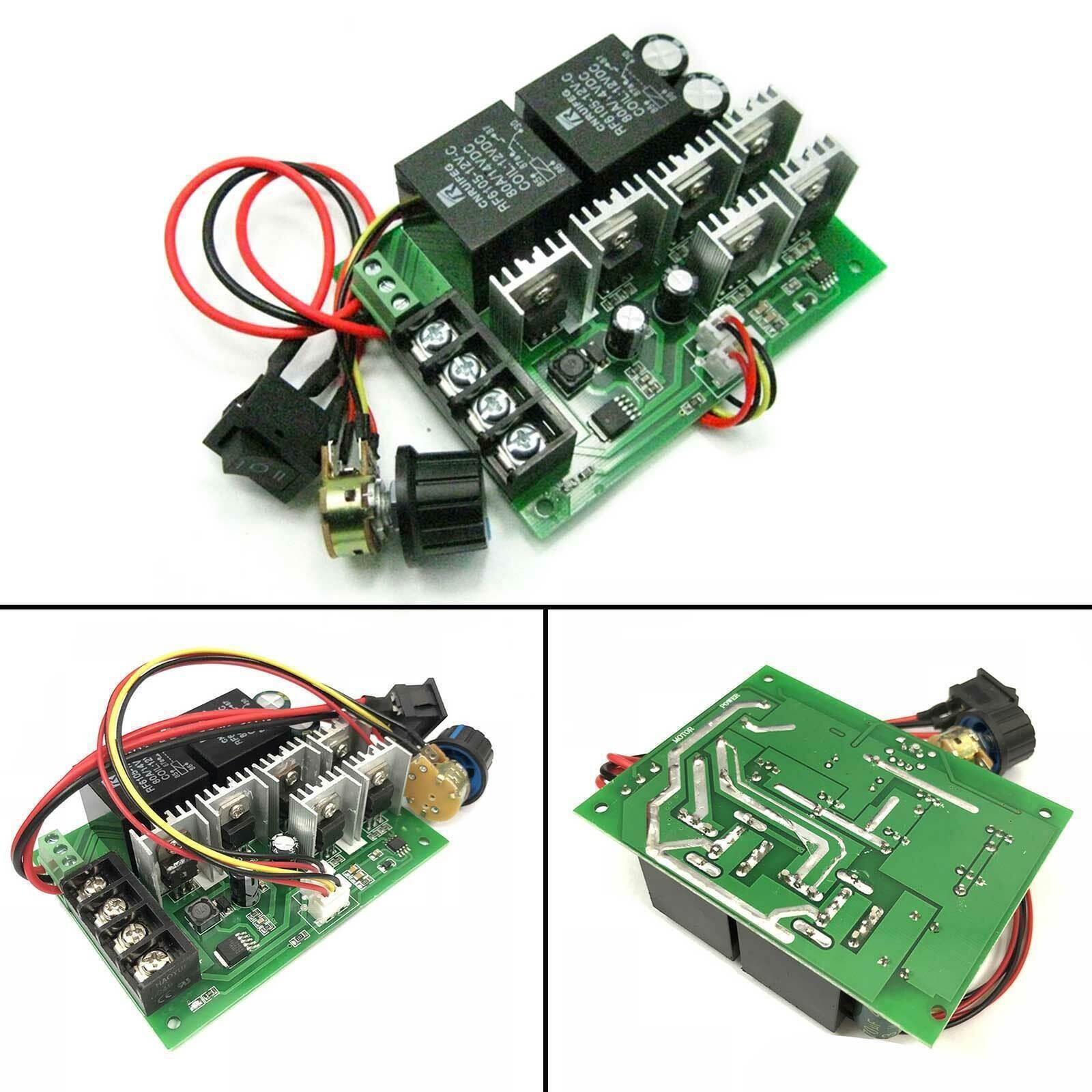 DC 40A DC Motor Speed Control Reversible PWM Controller 12V 24V 36V 2000W A6
