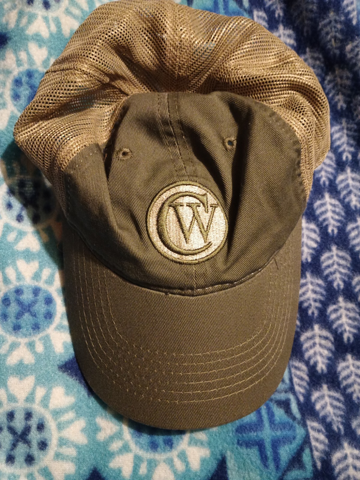 CW Gray Mesh Golf Cap