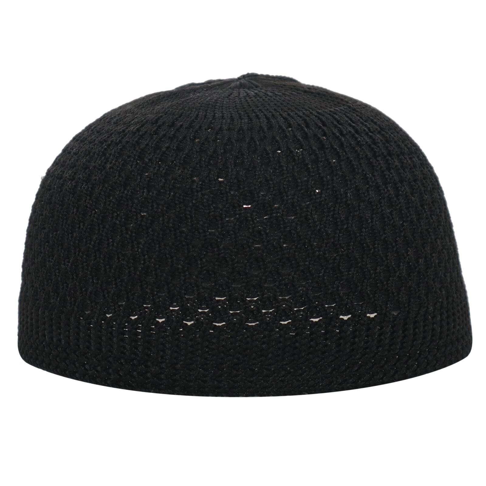 SALE! BLACK KUFI SKULL CAP | Nylon Stretchy Muslim Prayer Beanie Hat Sizes SM-4X