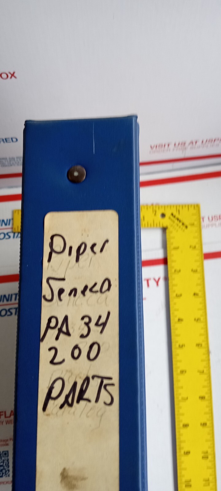 Piper Seneca Parts Catalog PA-34-220 AIRCRAFT FACTORY ORIGINAL IN BINDER USA