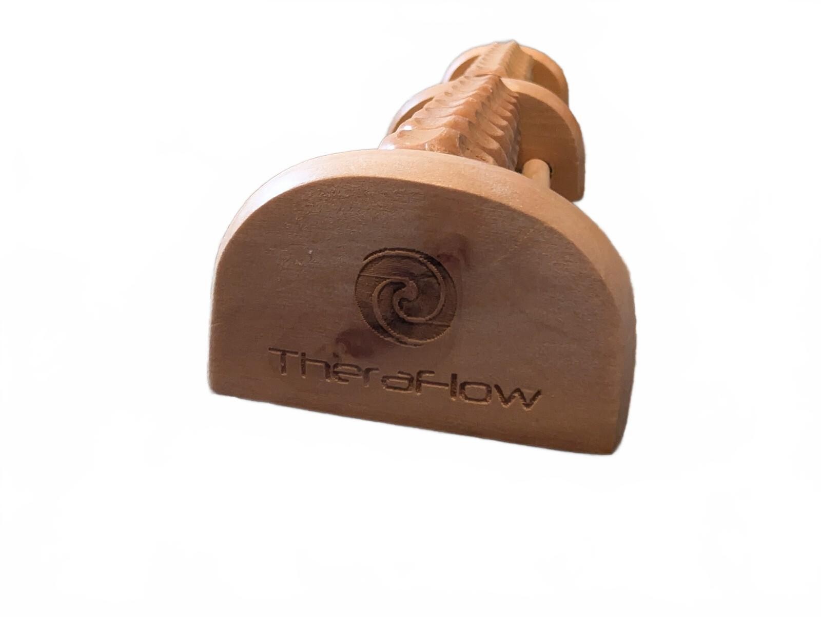 Theraflow Wooden Foot Roller Massager