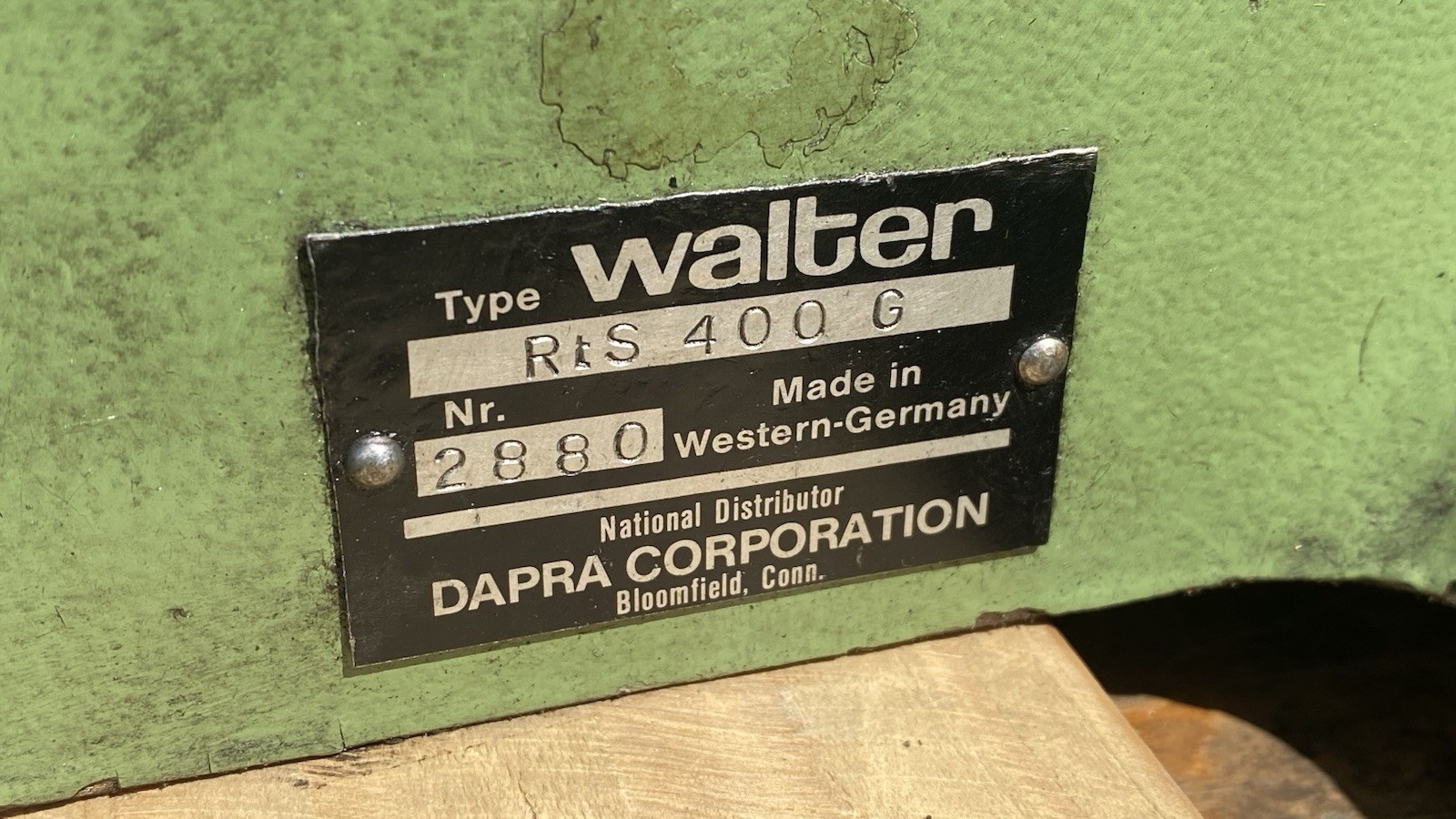 Walter RIS400 G Precision Tilting Rotary Table Horizontal Vertical Boring Mill ￼
