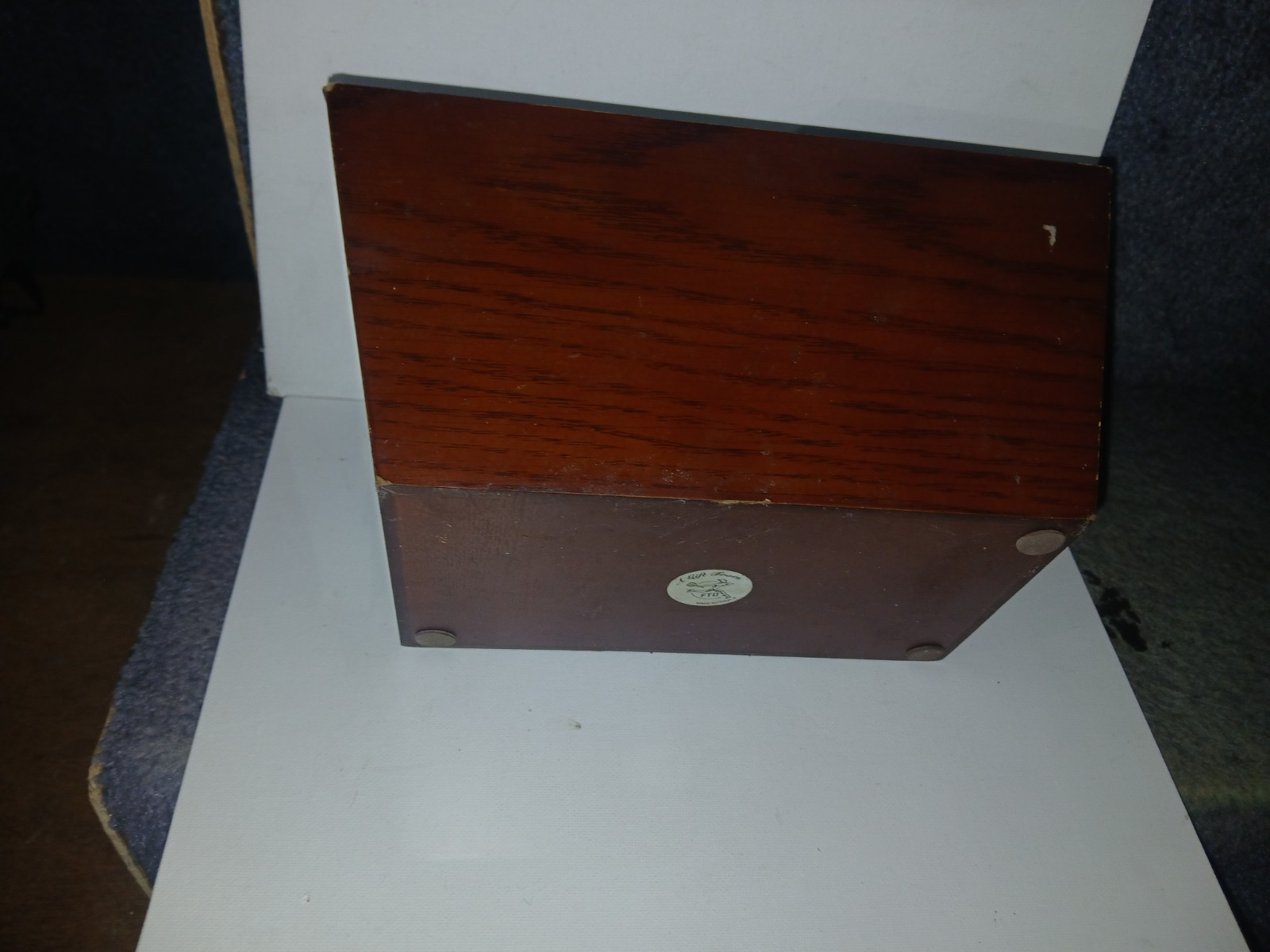 1970s Modern Walnut Wood Planter Box