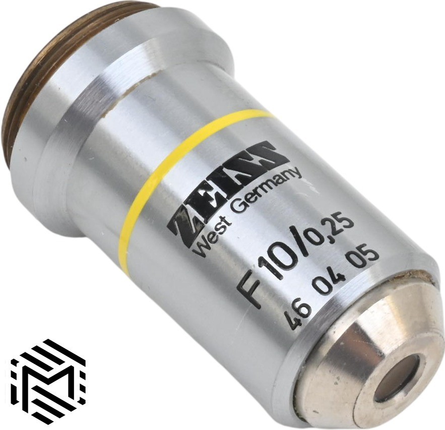 Zeiss 460405 Microscope Objective - F 10/0.25 - 160/-