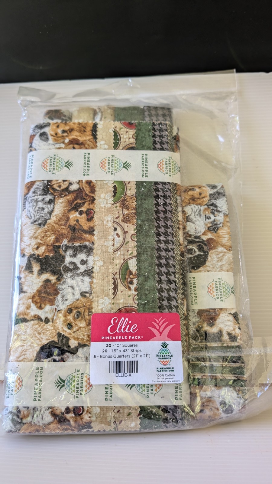 ellie pineapple pack fabric