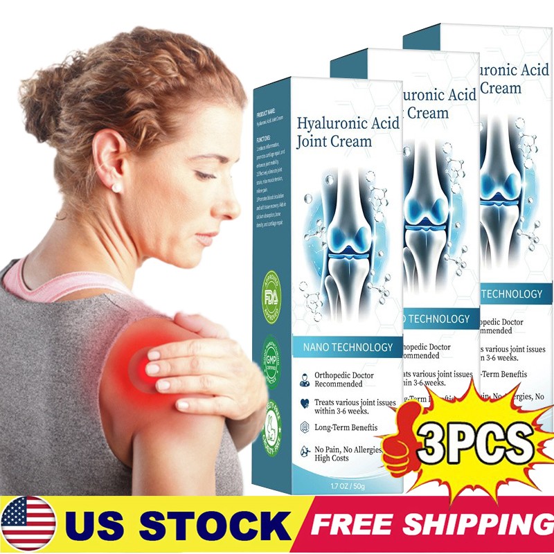 2026 NEW Hyaluronic Acid Joint Cream - Joint- Knee Pain Relief 1.76oz/ 50g 3PCS