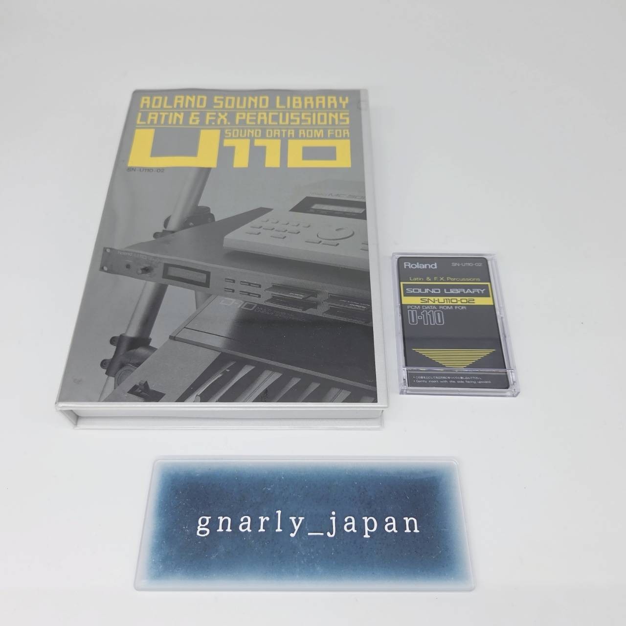 Roland SN-U110-02 Latin & F.XPercussions PCM Data ROM Card for U-110 From Japa