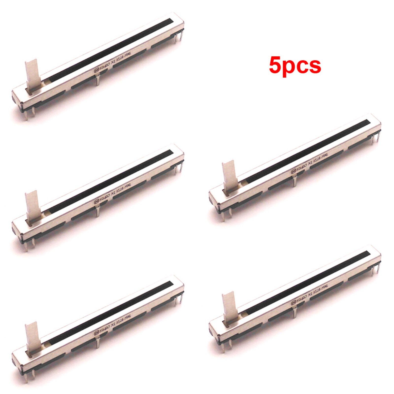5PCS 50KDx2 Dual Channel Fader for Mackie 1402VLZ 1604VLZ 1642VLZ Pro Mixer