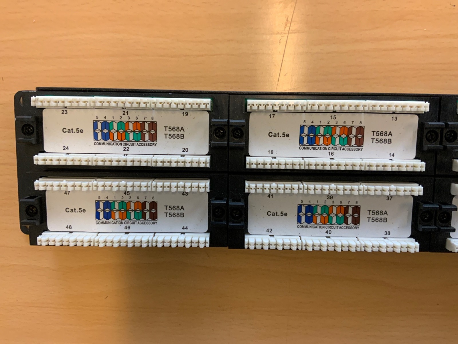 Wirepath WP-CAT5E-PP-48 Rack Mount 48-Port RJ-45 Cat 5e Patch Panel