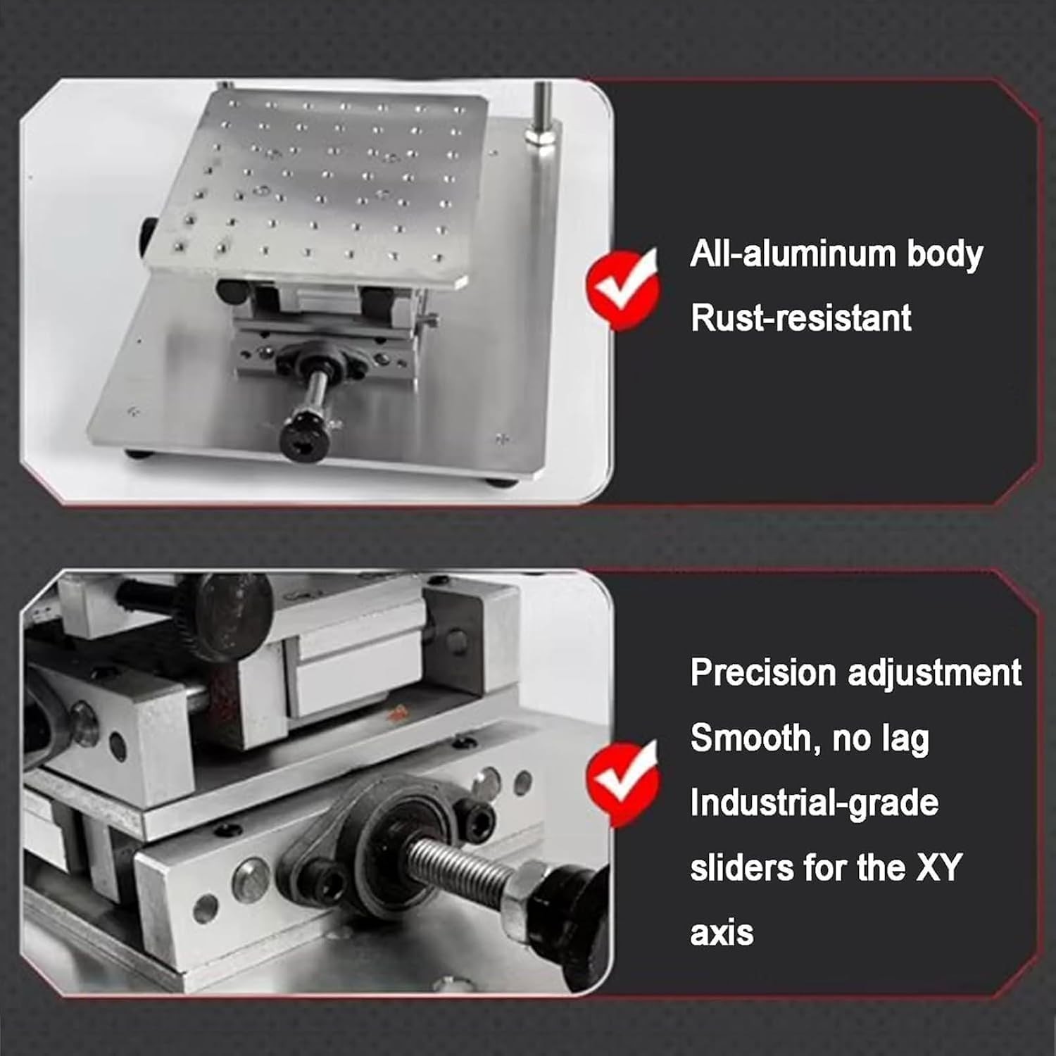 Manual Solder Paste Printer 150mm High Precision Stencil Printing Table for PCB