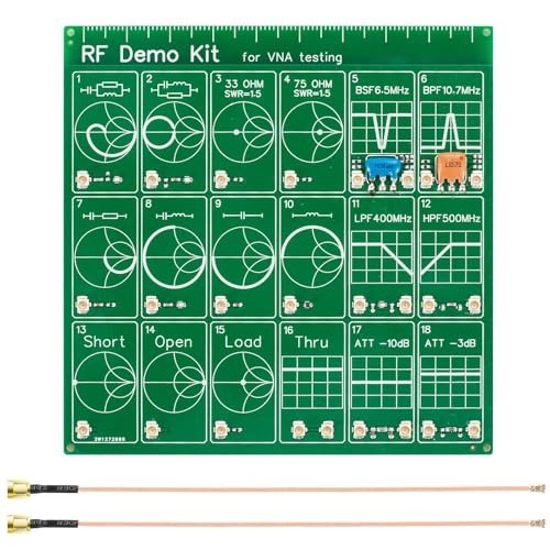 RF Filter Attenuator Kit for NanoVNA-H/F, RF Tester Board, Vector Network Analyz