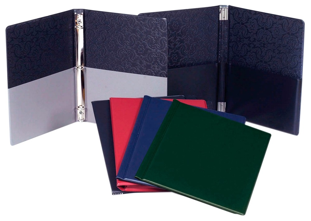 Marlo Plastics Choral Folder 914 x 12 With 7 Elastic Stays Black
