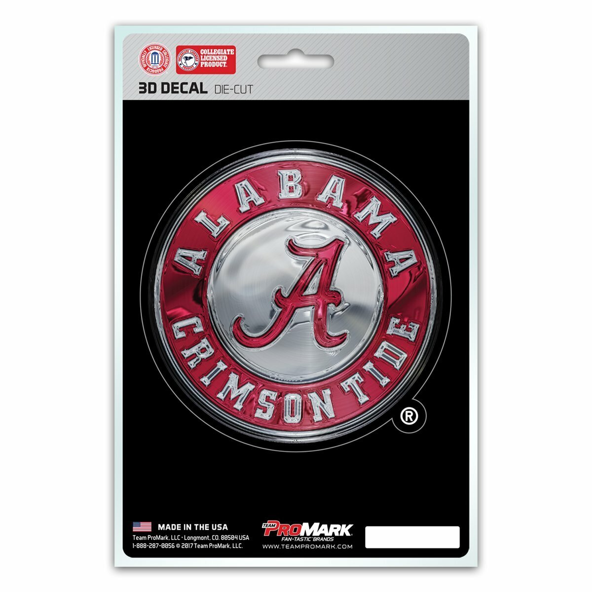 FANMATS 62798 Alabama Crimson Tide 3D Decal Sticker