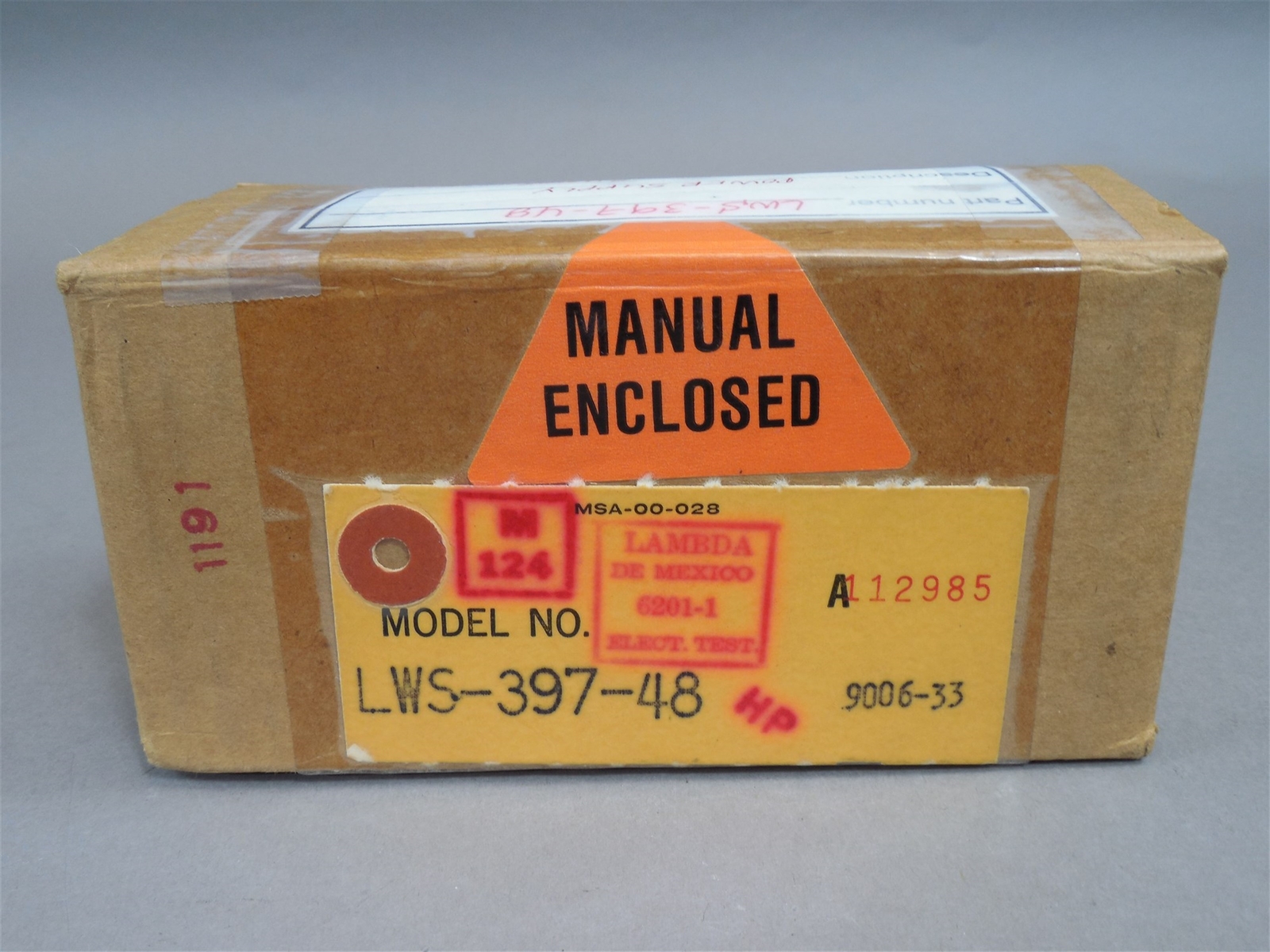 Lambda LWS-397-48 Power Supply Input 30-60 VDC Output 30-60 VDC - NEW