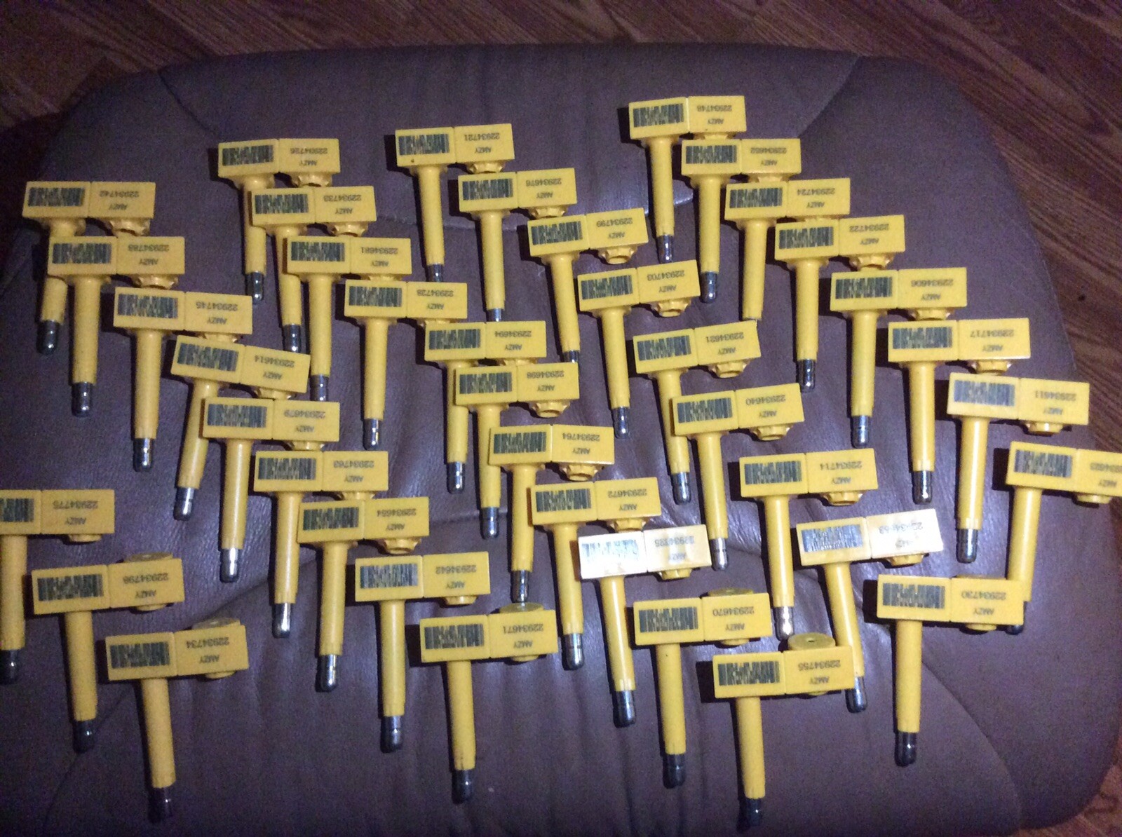 40 SnapTracker Security Trailer, Container Bolt Seal, Marked, Yellow,