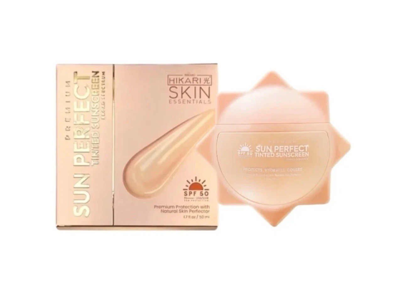 Hikari Skin Essentials Premium Sun Perfect Tinted Sunscreen SPF 50 -  50ml